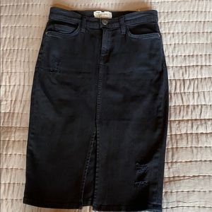 Current Elliot Black Skirt